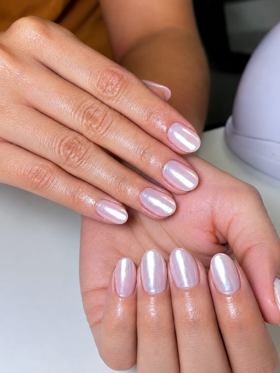 Banho de gel perolado